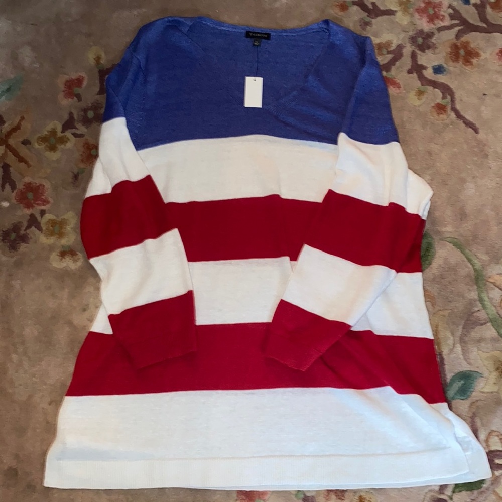 NWT - Talbots sweater with side slits.